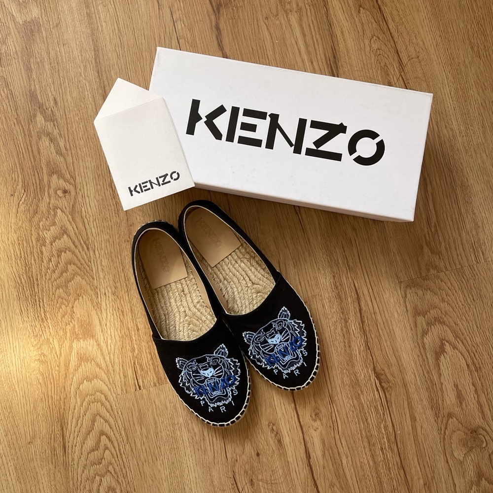 Kenzo black espadrilles, new, 7